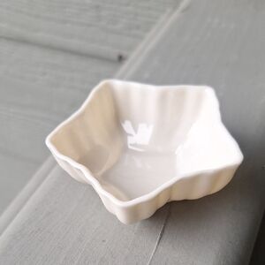Vintage Belleek Ireland Golden Anniversary Star Shaped Salt Cellar